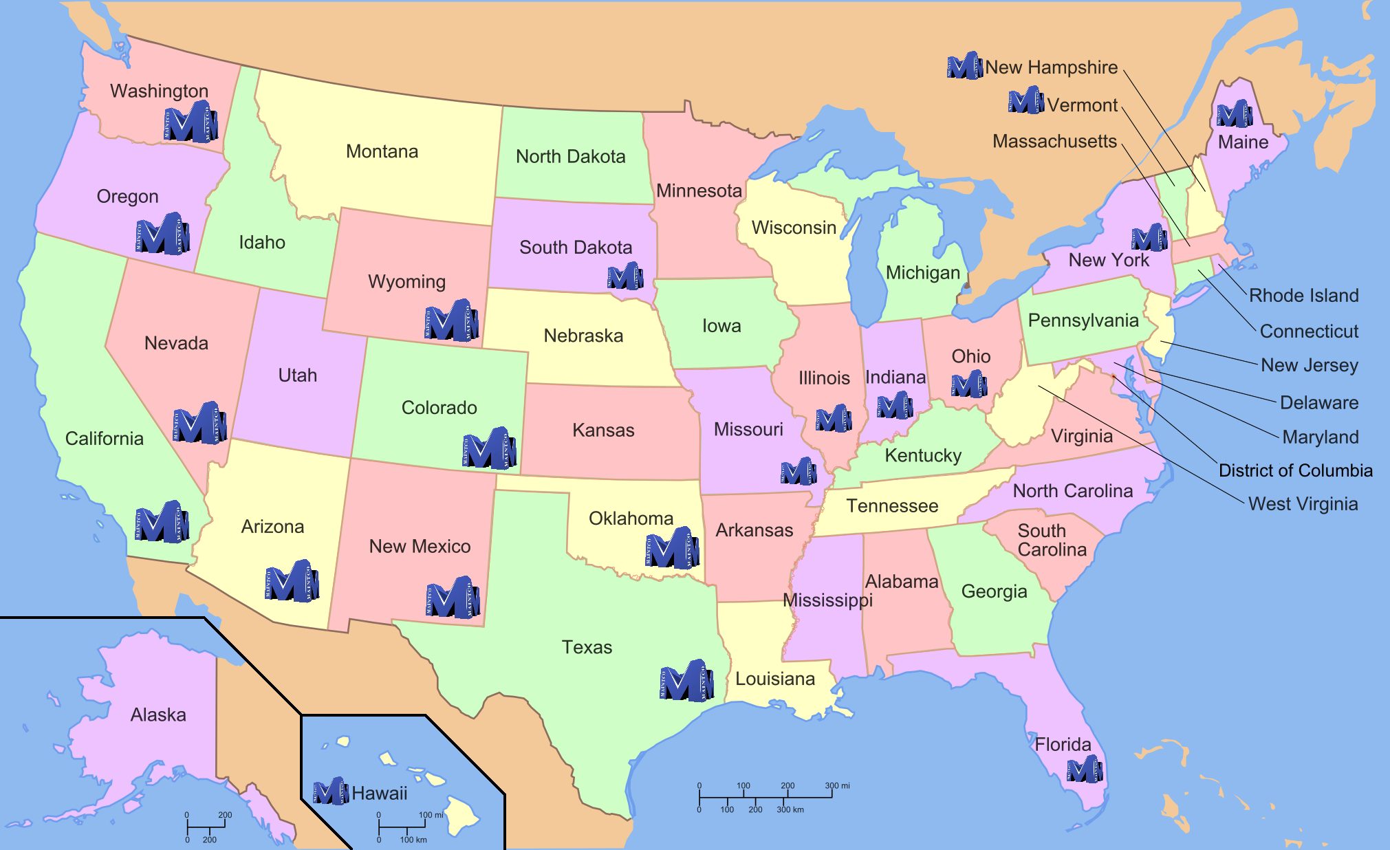 The map illustrates the extensive coverage of our construction services throughout the entire United States. The map showcases all 50 states, including Alaska and Hawaii. Each state is color-coded to indicate our presence and ability to provide construction services in that specific region. The map demonstrates our commitment to serving clients nationwide and highlights our capacity to undertake projects across various geographical areas. With a wide reach across the United States, we offer comprehensive construction solutions and expertise to clients in diverse locations, ensuring quality service and efficient project execution.